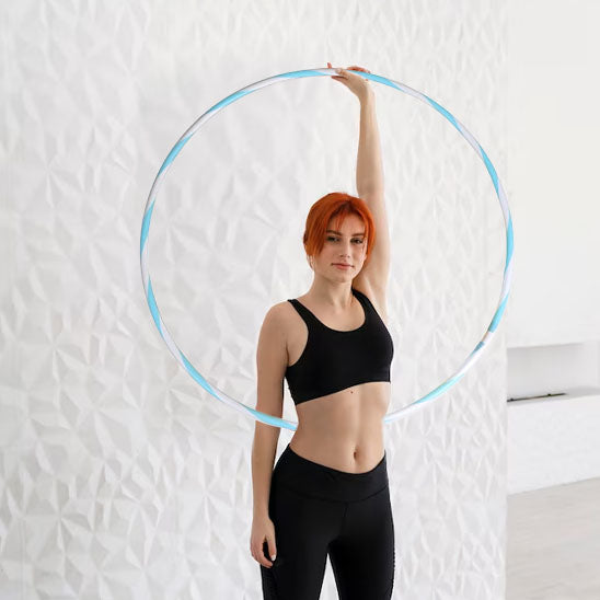 femme rousse cerceau hula hoop